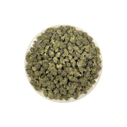 PUFFY Gelato Cream is a balanced hybrid THCa strain bred through the premium union of Wedding Cake and Gelato 33. The aroma is a rich blend of sweet, creamy undertones layered with bright, juicy fruit notes. Visually, dense deep forest green buds with purple hues and fiery orange pistils are coated in sticky trichomes. Consumers often report feeling euphoric, energetic, uplifted, creative, joyful, and gently relaxed, creating a balanced and mood-enhancing experience that supports both mental stimulation and