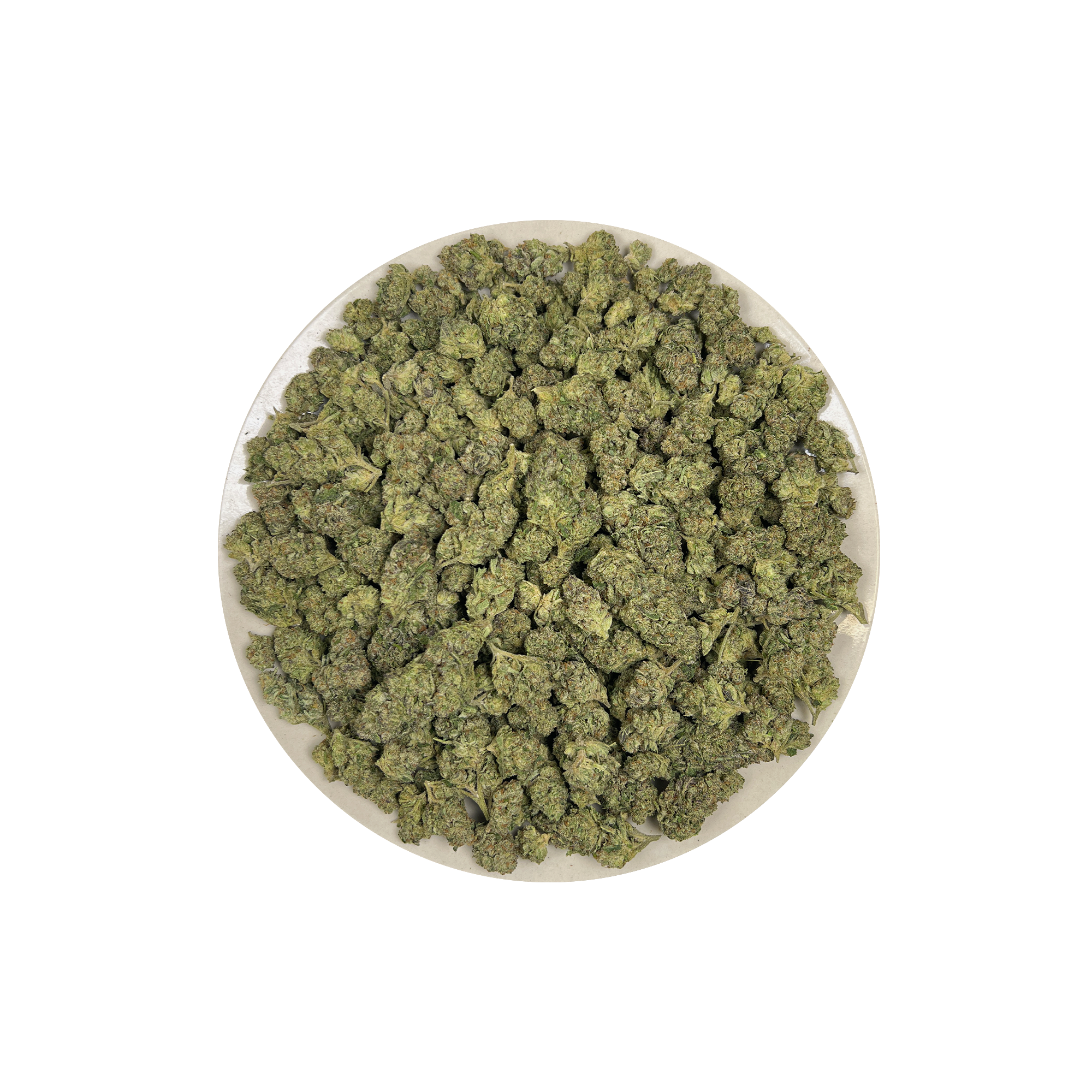 PUFFY Gelato Crush is a balanced hybrid THCa strain with a layered lineage derived from Sunset Sherbet, Thin Mint GSC (via Gelato), and a cantaloupe melon–influenced cultivar. Aroma is a sharp blend of fresh pine resin, gassy diesel fumes, and bright tropical fruit notes. Visually, dense forest green buds with purple hues and fiery orange pistils are coated in sticky trichomes. Consumers often report an uplifting euphoric mental state accompanied by a calm, relaxed body feel, often resulting in a more open 