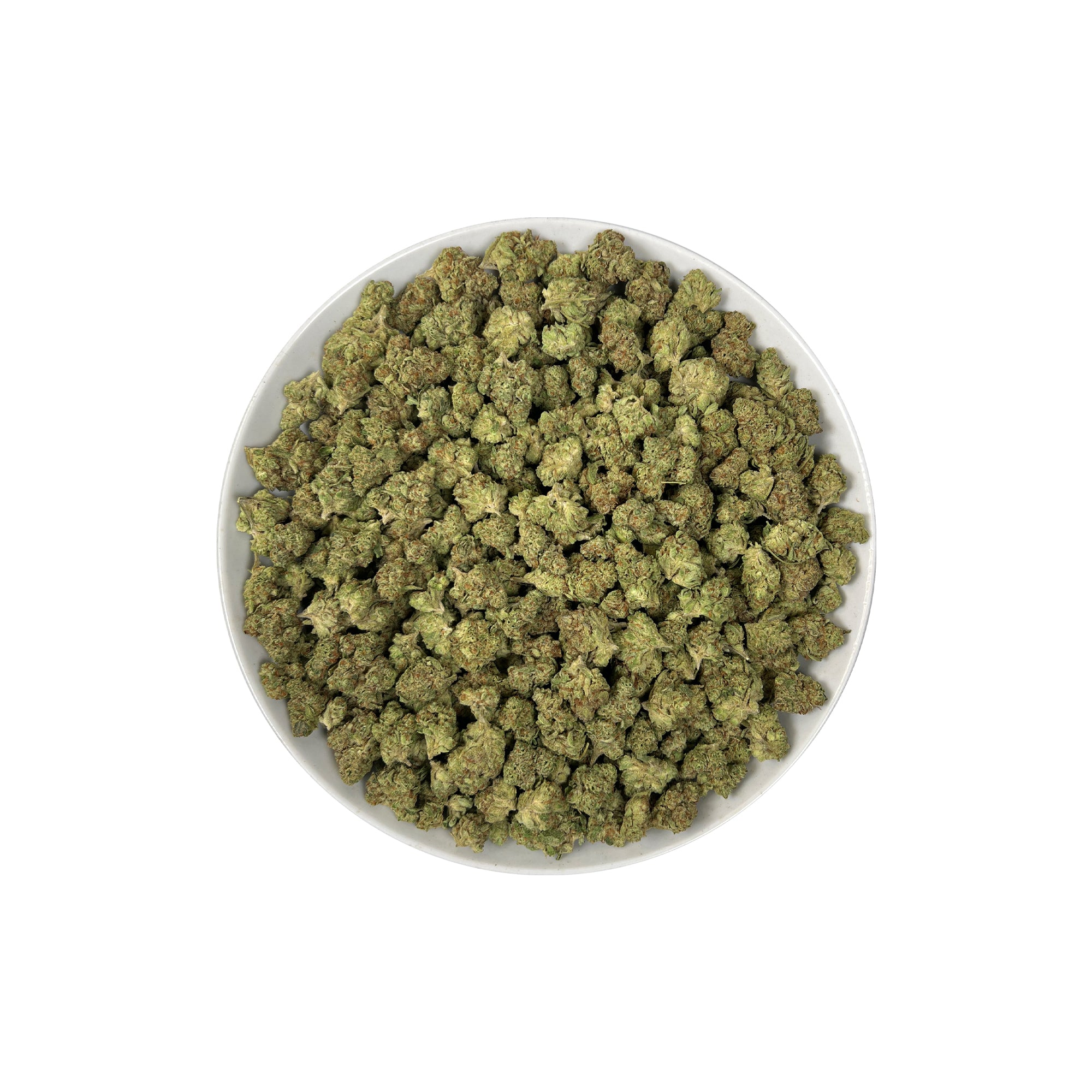 PUFFY Gelonade is a sativa-dominant hybrid THCa strain created by crossing Lemon Tree with Gelato #41. The aroma is a vibrant mix of ripe strawberries, intertwined with gassy undertones and delicate floral notes, creating a sweet, tangy, and slightly intoxicating scent profile. Visually, the buds have a dense, grape-like structure, showcasing lime-green tones with purple hues and orange pistils, all coated in glistening trichomes. Consumers often report a bright, uplifting experience with a clear-headed cer