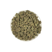 PUFFY Gelonade is a sativa-dominant hybrid THCa strain resulting from the expertly blended union of Lemon Tree with Gelato #41. The aroma is intensely pungent, layered with ripe fruity notes and a distinct fuel-like character. Visually, dense forest green buds with purple hues and fiery orange pistils are coated in sticky trichomes. Consumers often report a bright, uplifting experience with a clear-headed cerebral buzz that boosts creativity, focus, and sociability, all balanced by a gentle, calming body ef