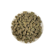 PUFFY Gelonade is a sativa-dominant hybrid THCa strain resulting from the expertly blended union of Lemon Tree with Gelato 41. The aroma opens with bright citrus and juicy tropical fruit notes, finishing with a rich, earthy musky undertone. Visually, dense forest green buds with purple hues and fiery orange pistils are coated in sticky trichomes. Consumers often report a bright, uplifting experience with a clear-headed cerebral buzz that boosts creativity, focus, and sociability, all balanced by a gentle, c
