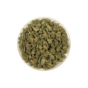 PUFFY Gorilla Butter is a balanced hybrid THCa strain originating from the iconic cross of Gorilla Glue 4 (also known as GG4) and Peanut Butter Breath. The aroma is a potent blend of sticky, glue-like resin, sharp gassy fuel, and fresh, crisp pine. Visually, dense forest green buds with purple hues and fiery orange pistils are coated in sticky trichomes. Consumers often report an euphoric, soothing body relaxation, an uplifted mood, a mild boost in creativity, calmness with a sociable, easygoing vibe. 