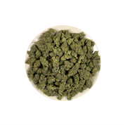 PUFFY Grape Fritter is a balanced hybrid THCa strain derived from the potent genetic collaboration of Grape Ape × Apple Fritter × Jet A. The aroma opens with sweet, juicy berries layered with ripe fruit notes, finishing with a bold, pungent gassy undertone. Visually, dense deep forest green buds with purple hues and fiery orange pistils are coated in sticky trichomes. Consumers often report a euphoric uplift that inspires a creative mindset, promotes a relaxed body sensation, and leaves them feeling calm an