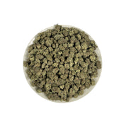 PUFFY Grape Pie is an indica-dominant hybrid THCa strain expertly crafted from the flavorful pairing of Cherry Pie and Grape Stomper. The aroma is rich with ripe grape and velvety cream notes, complemented by a smooth, indulgent finish of vanilla. Visually, dense forest green buds with purple hues and fiery orange pistils are coated in sticky trichomes. Consumers often report a refined euphoric and uplifting experience, unfolding into a smooth, deeply relaxed, and pleasantly serene state. 