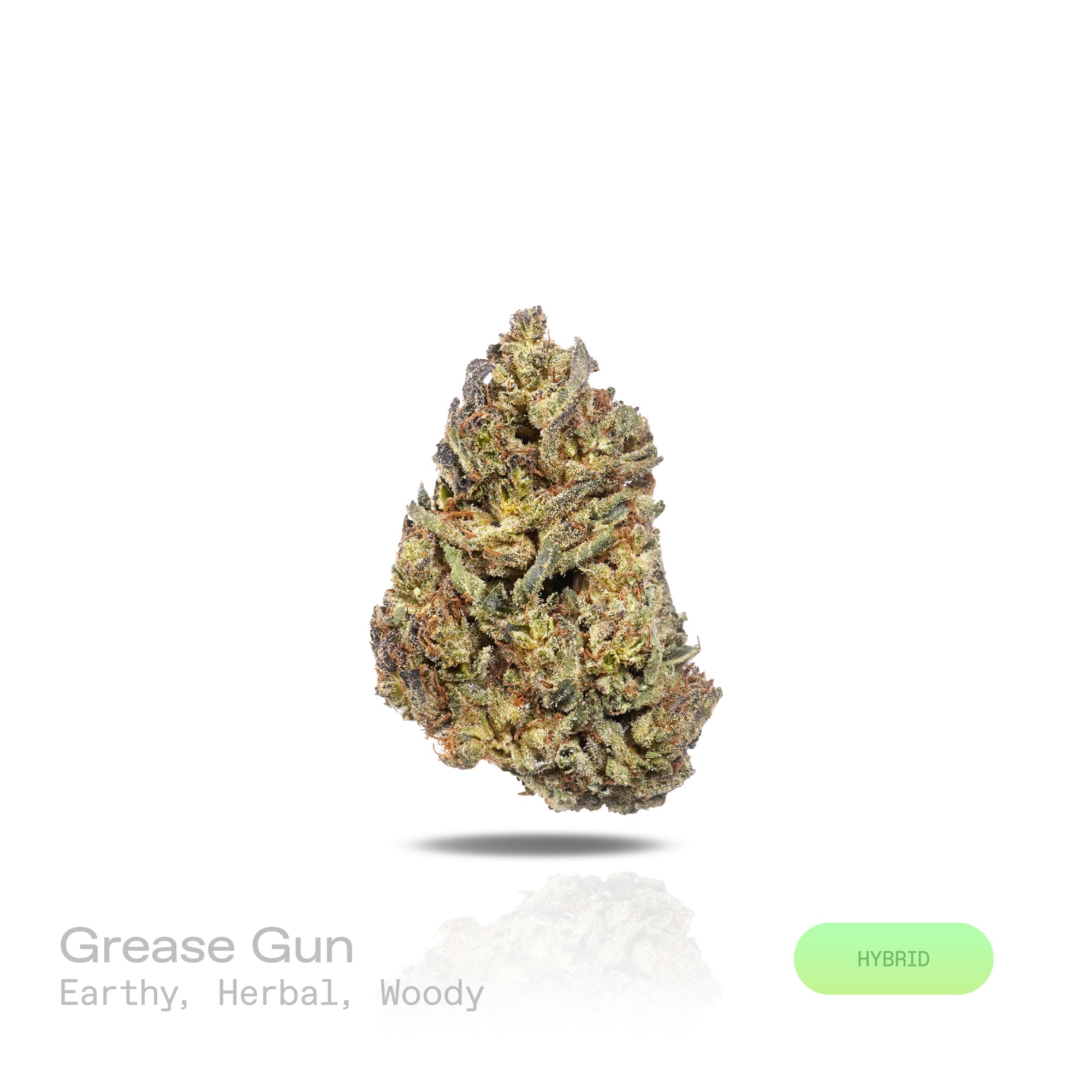 PUFFY Grease Gun is a balanced hybrid THCa strain crafted from the distinctive pairing of Gorilla Glue and Mythic OG. The aroma is a rich blend of earthy, herbal, and woody notes, evoking the calming essence of a serene forest after a fresh rain. Visually, dense green buds with purple hues and fiery orange pistils are coated in sticky trichomes. Consumers often report a euphoric, creative, and focused high that leaves them feeling uplifted, social, and lightly relaxed.