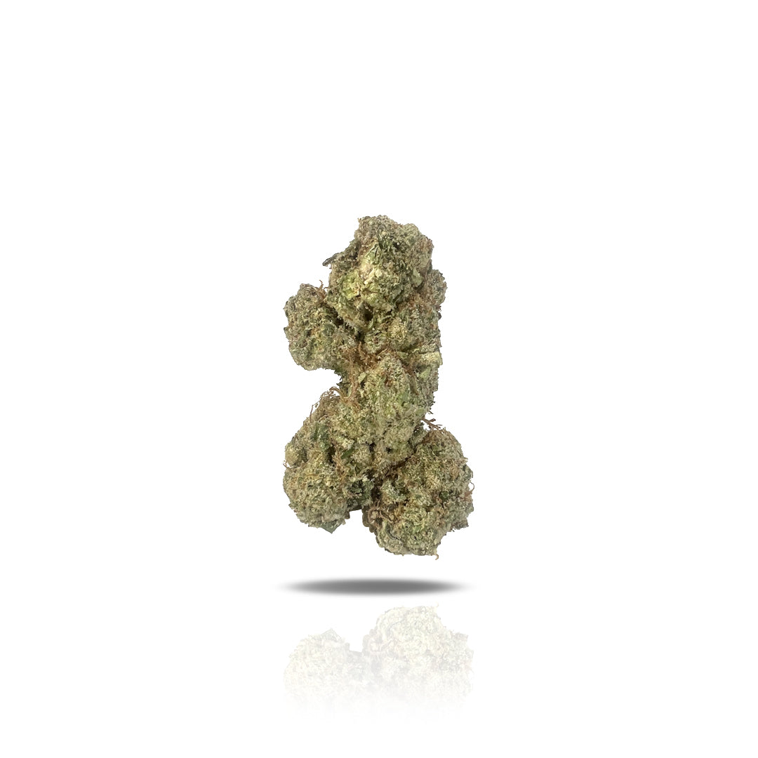 PUFFY Gurple THCa offers soothing and mentally uplifting effects, characterized by a mellow, cerebral euphoria and mood-boosting properties. Often helps with stress and mild pain, providing a balanced experience without overwhelming sedation. Gurple is a spacey sativa strain made by a cross between Slurty3 and Gush Mints, blending their euphoric and mood-enhancing effects.