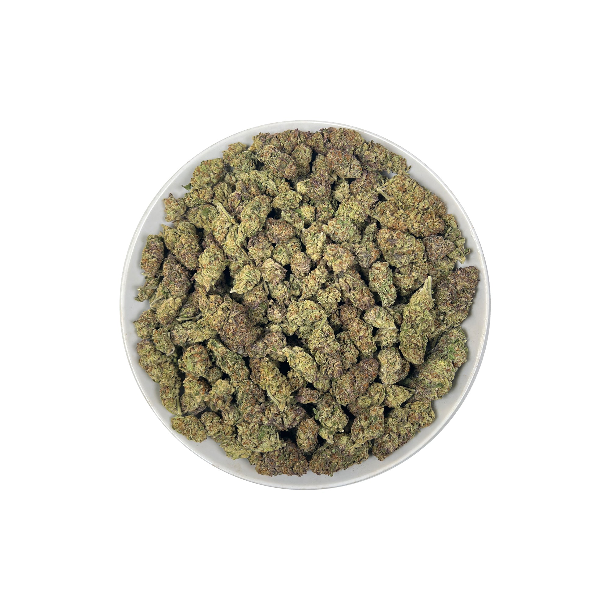 PUFFY Jealousy is a balanced hybrid THCa strain, expertly crafted from a potent cross between Sherbet Bx1 and Gelato 41. The aroma is a delightful blend of sweet, fruity notes, smooth creamy undertones, and delicate floral hints that captivate the senses. Visually striking, the dense buds display dark purple hues, vivid greens, and fiery orange pistils, all dusted with frosty trichomes. Consumers often note a balanced experience that eases stress and lifts the mood while blending mental relaxation with ener