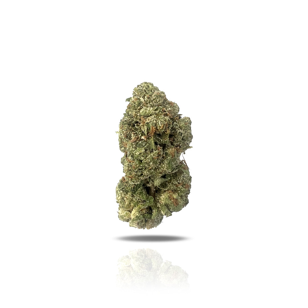 PUFFY Joker THCa offers a sweet, fruity flavor with hints of diesel and a creamy finish, providing a rich, aromatic experience. Also known as Jokerz, this potent indica-dominant hybrid descends from the flavorful fusion of White Runtz and Jet Fuel Gelato. Exhibits shades ranging from bright yellow-green to vivid dark green, highlights of golden yellow pistils, and speckles of white sparkling trichomes. Known for its calming effects, Joker delivers a euphoric mental buzz alongside a smooth body buzz. It's pe
