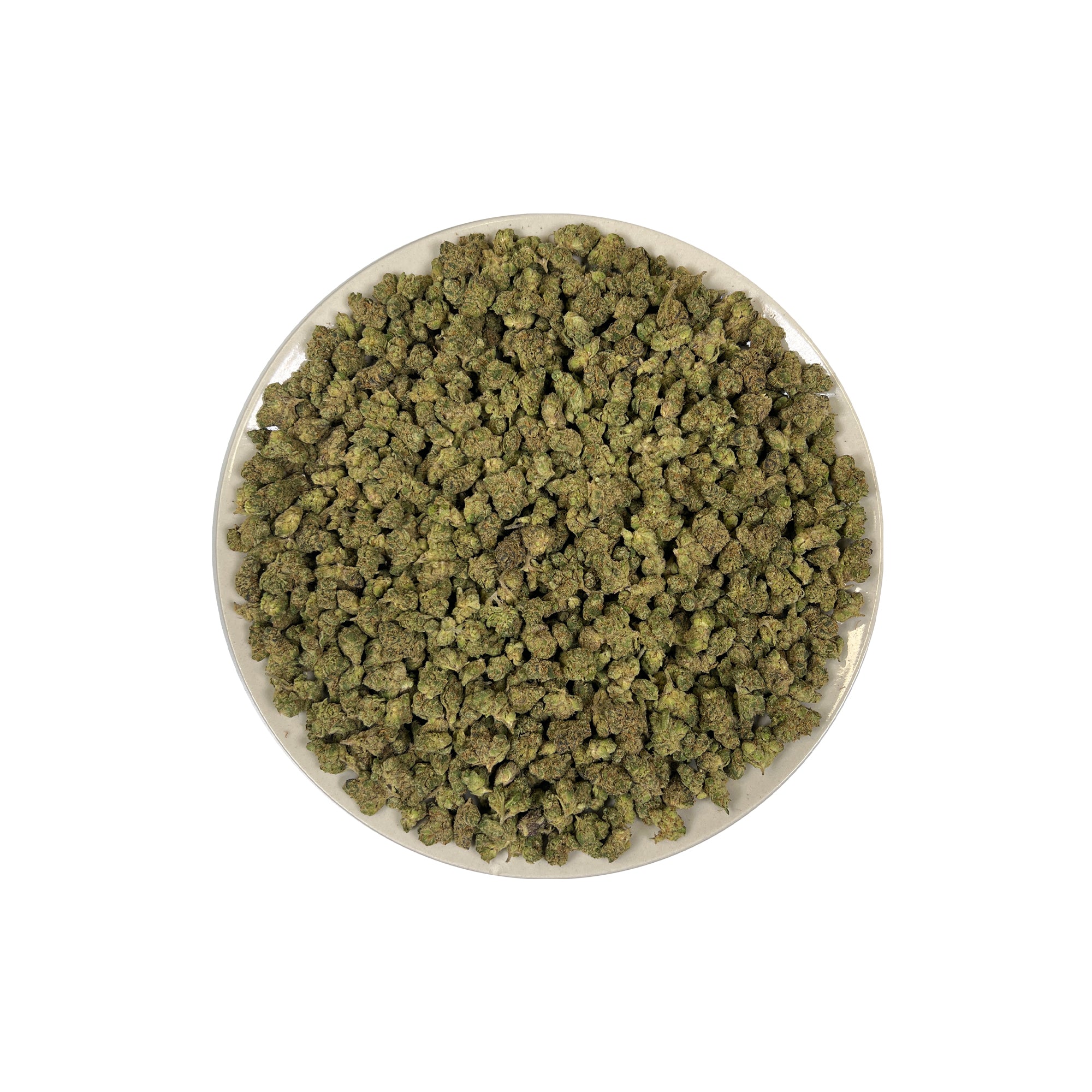 PUFFY Kandy Kush (smalls) is a balanced hybrid THCa strain formed by the classic fusion of OG Kush and Trainwreck. The aroma is a vibrant blend of sweet candy-like notes layered with zesty lime and a bold, gassy undertone. Visually, dense forest green buds with purple hues and fiery orange pistils are coated in sticky trichomes. Consumers often report an initial mild cerebral stimulation that quickly transitions into euphoric effects and a full-bodied physical sensation.