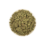 PUFFY Kim Kardashian is an indica-dominant hybrid THCa strain, featuring elite genetics derived from (Tahoe OG × Durango OG) × Kimbo Kush. The aroma opens with bold gassy notes and classic kush-forward earthiness, complemented by a smooth layer of sweet undertones. Visually, dense light lime green buds with purple hues and fiery orange pistils are coated in sticky trichomes. Consumers often report a deeply euphoric experience characterized by profound relaxation throughout the body, an uplifted mood, and no