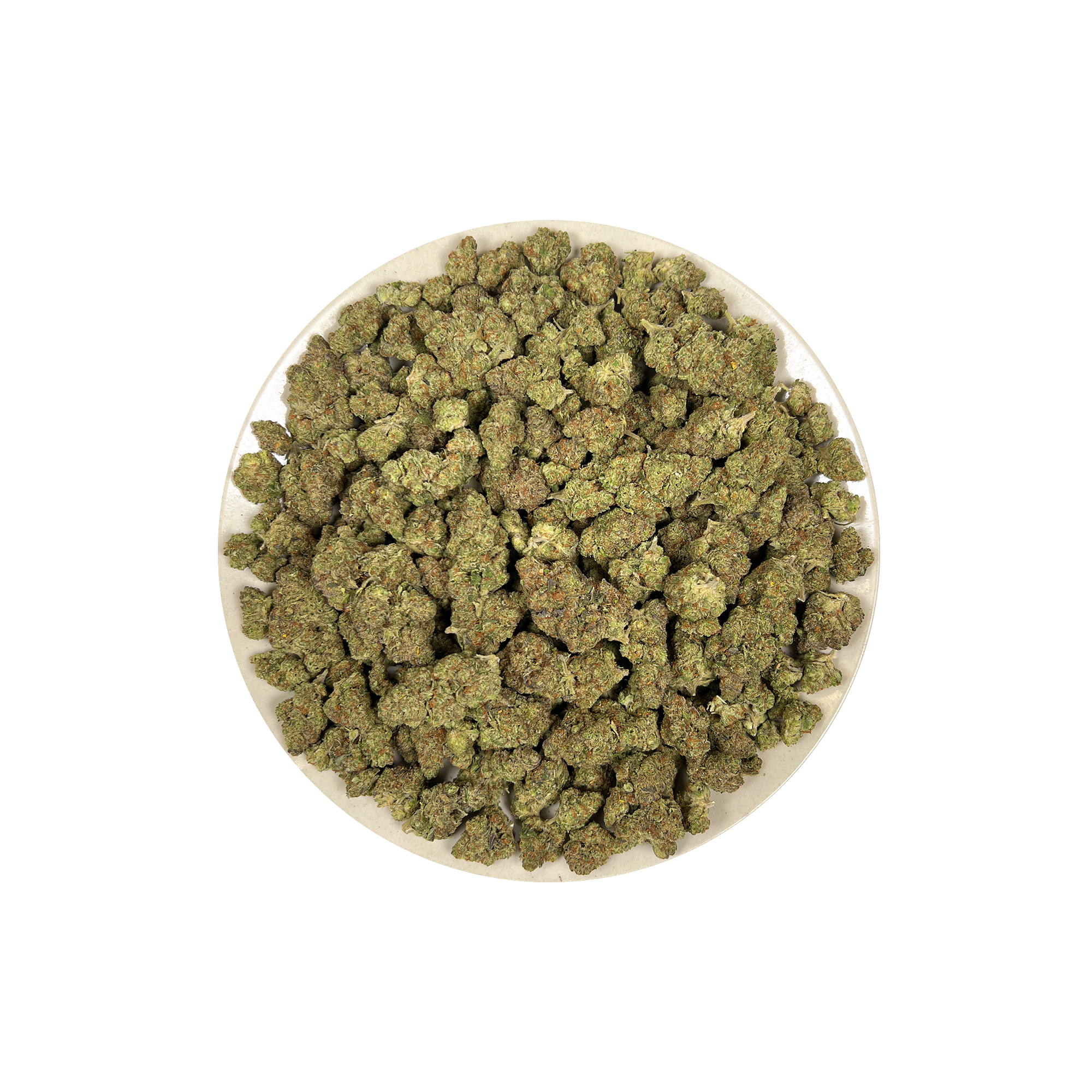 PUFFY Kim Kardashian is an indica-dominant hybrid THCa strain, featuring elite genetics derived from (Tahoe OG × Durango OG) × Kimbo Kush. The aroma opens with bold gassy notes and classic kush-forward earthiness, complemented by a smooth layer of sweet undertones. Visually, dense light lime green buds with purple hues and fiery orange pistils are coated in sticky trichomes. Consumers often report a deeply euphoric experience characterized by profound relaxation throughout the body, an uplifted mood, and no