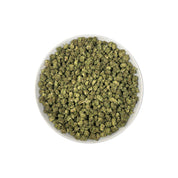 PUFFY LA Kush Cake (smalls) is an indica-dominant hybrid THCa strain, created from the legendary pairing of LA Confidential and Wedding Cake. The aroma opens with rich earthy notes, smoothly layered with a creamy softness and finished by a refreshing hint of mint. Visually, dense green buds shimmer with resin, highlighted by orange pistils and frosty trichomes. Consumers often report a soothing body relaxation, uplifted mood, gentle mental clarity, and a noticeable boost in appetite.