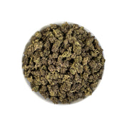 PUFFY LA Pop Rocks is a potent indica-dominant hybrid THCa strain crafted from the flavorful cross of Triangle Kush BX2 and Z Animal. The aroma is a captivating mix of sweet and fruity tones, layered with a strong gassy kick that gives it a bold and memorable presence. The flavor profile mirrors this with a sweet and sour apple candy taste, complemented by subtle notes of spicy black pepper and nutty mint. Visually, the buds are long and pepper-shaped with a minty green hue, thick orange pistils, and a gene