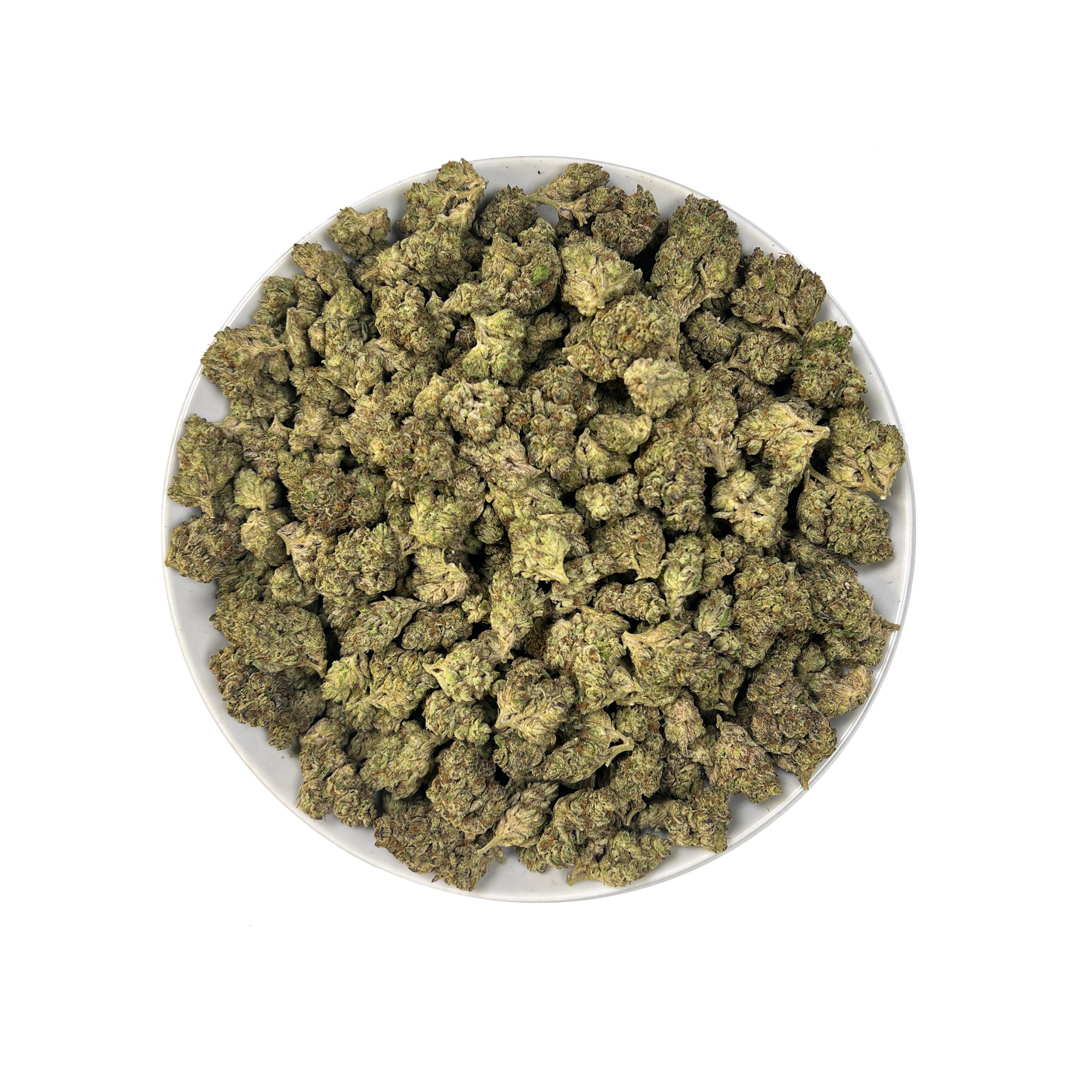 PUFFY Lava Cake is an indica-dominant hybrid THCa strain, crafted from the legendary lineage of Cross of Thin Mint × Grape Pie. The aroma is a rich blend of cookies, creamy vanilla, and a hint of dank sweetness, creating a warm and indulgent scent profile. Visually, the buds are dense with purple highlights, vibrant greens, and bright orange hairs, all dusted in frosty trichomes. Consumers often describe an initial wave of cerebral euphoria and light uplift before the experience shifts into deep physical ca