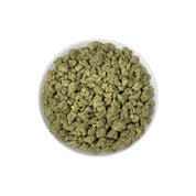 PUFFY Lemon Batter is an indica-dominant hybrid THCa strain, created from the fusion of Banana Punch GMO × Gorilla Diesel. The aroma is a sharp and zesty lemon, layered with pungent diesel notes and subtle chemical undertones, creating a bold, electrifying, and unmistakably intense scent profile. Visually, dense green buds with purple hues and fiery orange pistils are coated in sticky trichomes. Consumers often report that this strain provides a soothing, calming effect on the body while offering a balanced