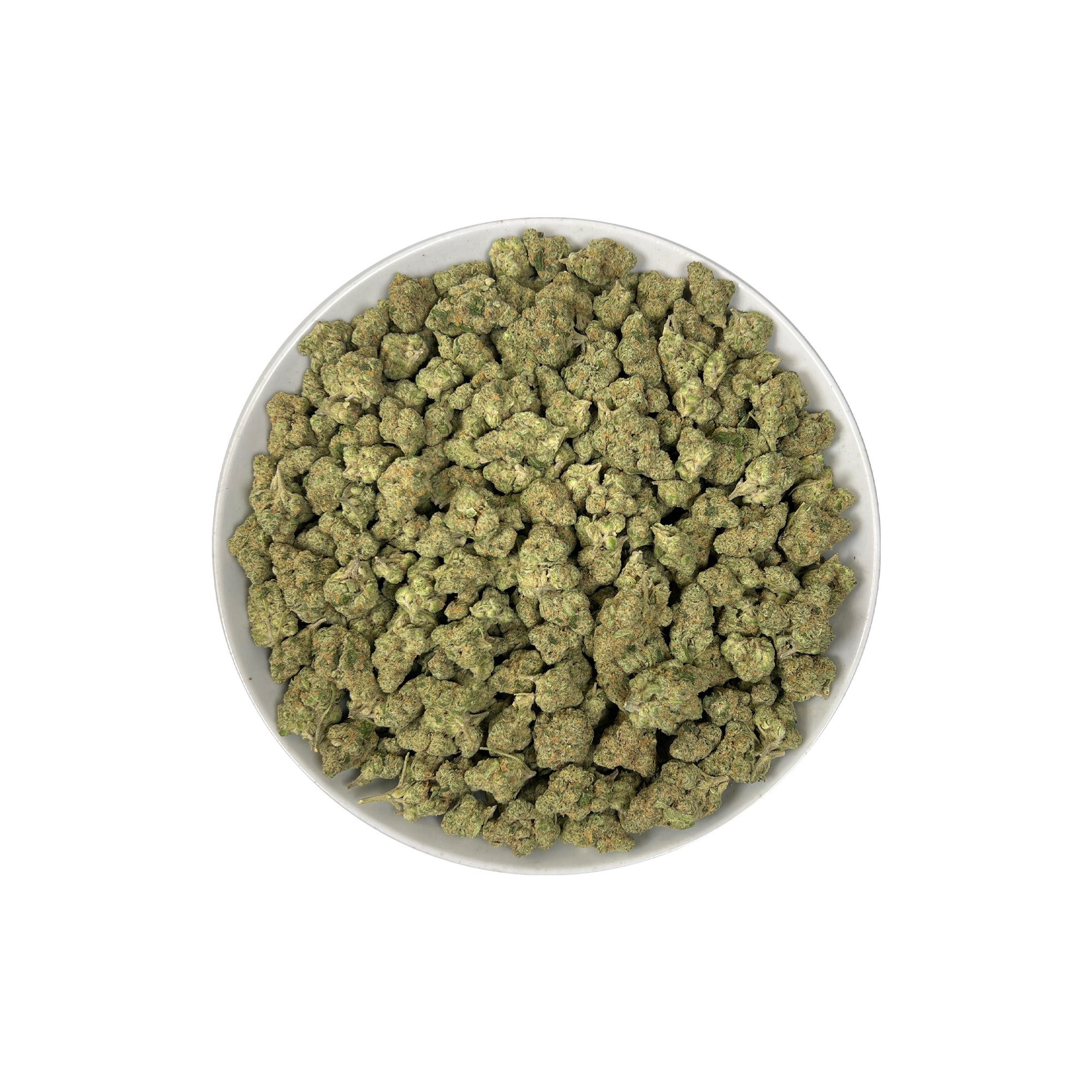 PUFFY Lemon Batter is an indica-dominant hybrid THCa strain, created from the fusion of Banana Punch GMO × Gorilla Diesel. The aroma is a sharp and zesty lemon, layered with pungent diesel notes and subtle chemical undertones, creating a bold, electrifying, and unmistakably intense scent profile. Visually, dense green buds with purple hues and fiery orange pistils are coated in sticky trichomes. Consumers often report that this strain provides a soothing, calming effect on the body while offering a balanced