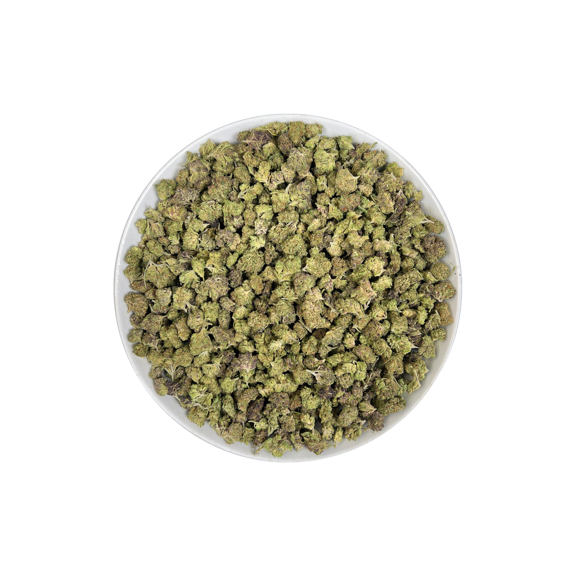 PUFFY Lumpy Space Princess (smalls) is a sativa-dominant hybrid THCa strain, expertly prepared from the flavorful blend of Black Banana and Pink Lemonade. The aroma is a vibrant blend of sweet melons, sugary candy notes, and lush tropical fruit, creating a bright and inviting scent profile. Visually, dense spring-green buds with hints of purple are threaded with fiery orange pistils and coated in a sparkling layer of sticky trichomes. Consumers often report a euphoric, uplifting, and energetic high that ins