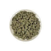 PUFFY Mac (Miracle Alien Cookies) is a balanced hybrid THCa spawned through the strategic pairing of Alien Cookies × (Colombian × Starfighter). The aroma combines skunky musk, sharp cheesy notes, and a strong, pungent scent. Visually, dense forest green buds with hints of purple are threaded with fiery orange pistils and coated in a sparkling layer of sticky trichomes. Consumers often report feelings of euphoria, an uplifted mood, relaxation, and enhanced creativity.
