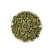 PUFFY Omega is an indica-dominant hybrid THCa strain emerged from the powerhouse cross of White Widow × Kush × NYC Diesel × Permafrost. The aroma opens with classic OG and earthy herbal notes, finishing with a crisp, refreshing hint of pine. Visually, dense deep forest green buds with purple hues and fiery orange pistils are coated in sticky trichomes. Consumers often report feeling euphoric, relaxed, and uplifted, promoting a positive mood while maintaining a clear sense of focus. 