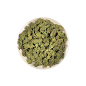 PUFFY Omerta OG is an indica-dominant hybrid THCa strain born from the iconic lineage of True OG and Pure Kush. The aroma is rich with pungent OG, fresh pine, and a bold diesel finish. Visually, dense forest green buds with hints of purple are threaded with fiery orange pistils and coated in a sparkling layer of sticky trichomes. Consumers often report feeling euphoric and uplifted, with waves of happiness and energetic effects that gradually give way to a calm, relaxed state. 