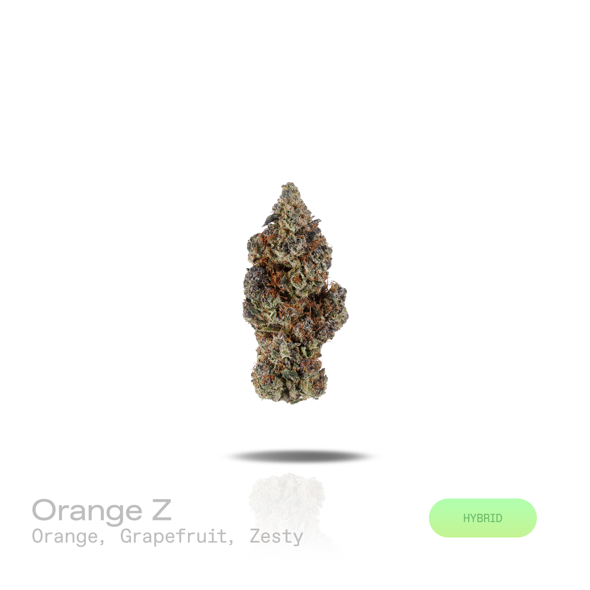 PUFFY Orange Z is a balanced hybrid THCa strain meticulously crafted through the expert cross of The Original Z and Agent Orange. The aroma opens with bright notes of juicy orange and tangy grapefruit, delivering a vibrant citrus profile with a crisp, zesty finish. Visually, dense lime-leaning green buds with purple hues and fiery orange pistils are coated in sticky trichomes. Consumers often report experiencing euphoric, uplifting, and creatively stimulating effects followed by a smooth sense of relaxation