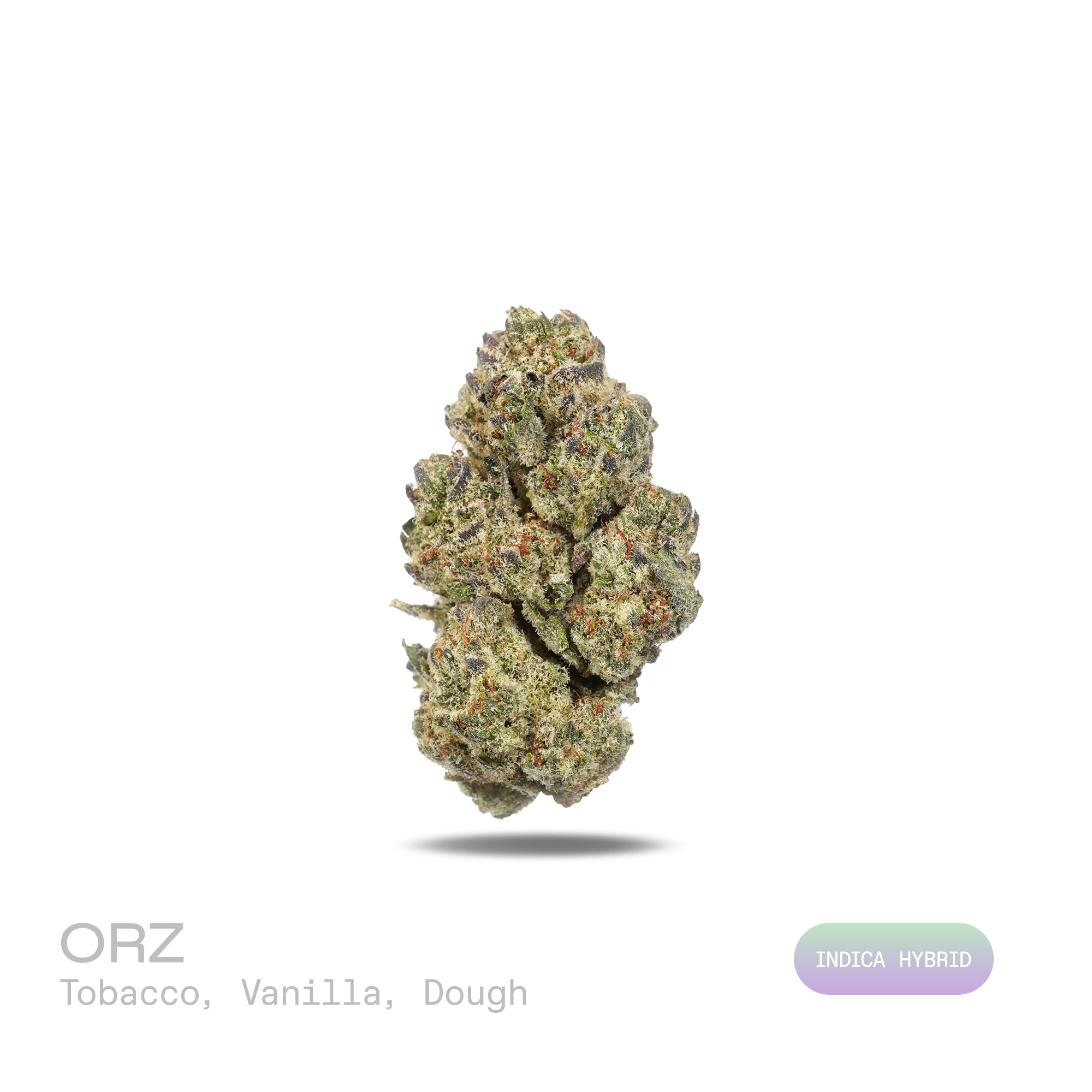 PUFFY ORZ is an indica-dominant hybrid THCa strain derived from the celebrated fusion of  Cookies and Cream and Secret Weapon. The aroma presents a rich fusion of warm tobacco, smooth vanilla, and fresh-baked dough. Visually, dense forest green buds with hints of purple are threaded with fiery orange pistils and coated in a sparkling layer of sticky trichomes. The consumers often report a euphoric experience accompanied by a calm, mentally relaxed state that gently soothes the mind and encourages a grounded