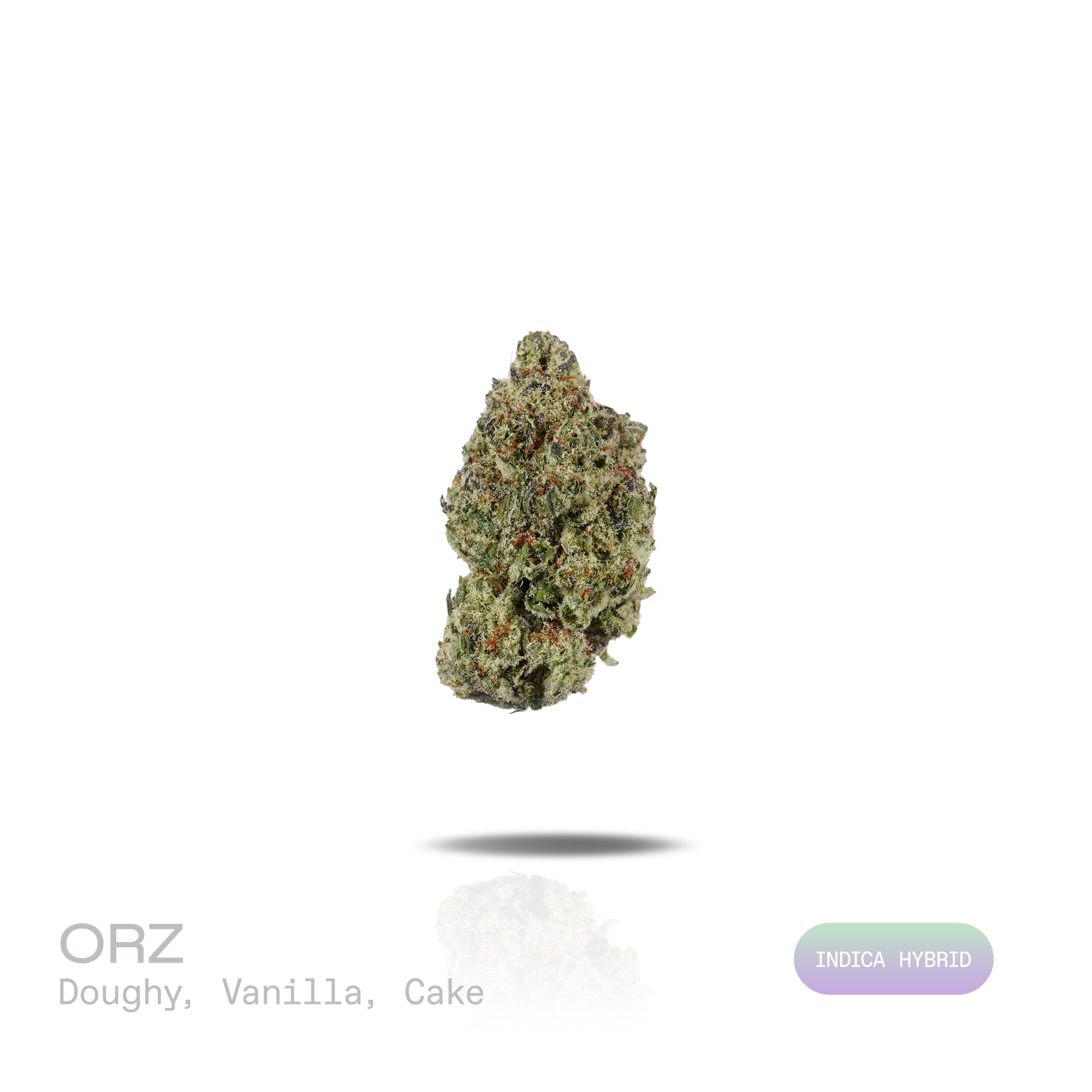 PUFFY ORZ is an indica-dominant hybrid THCa strain derived from the celebrated fusion of  Cookies and Cream and Secret Weapon. The aroma is rich and inviting, blending doughy sweetness with smooth vanilla notes and a warm, freshly baked cake finish. Visually, dense forest green buds with hints of purple are threaded with fiery orange pistils and coated in a sparkling layer of sticky trichomes. The consumers often report a euphoric experience accompanied by a calm, mentally relaxed state that gently soothes 