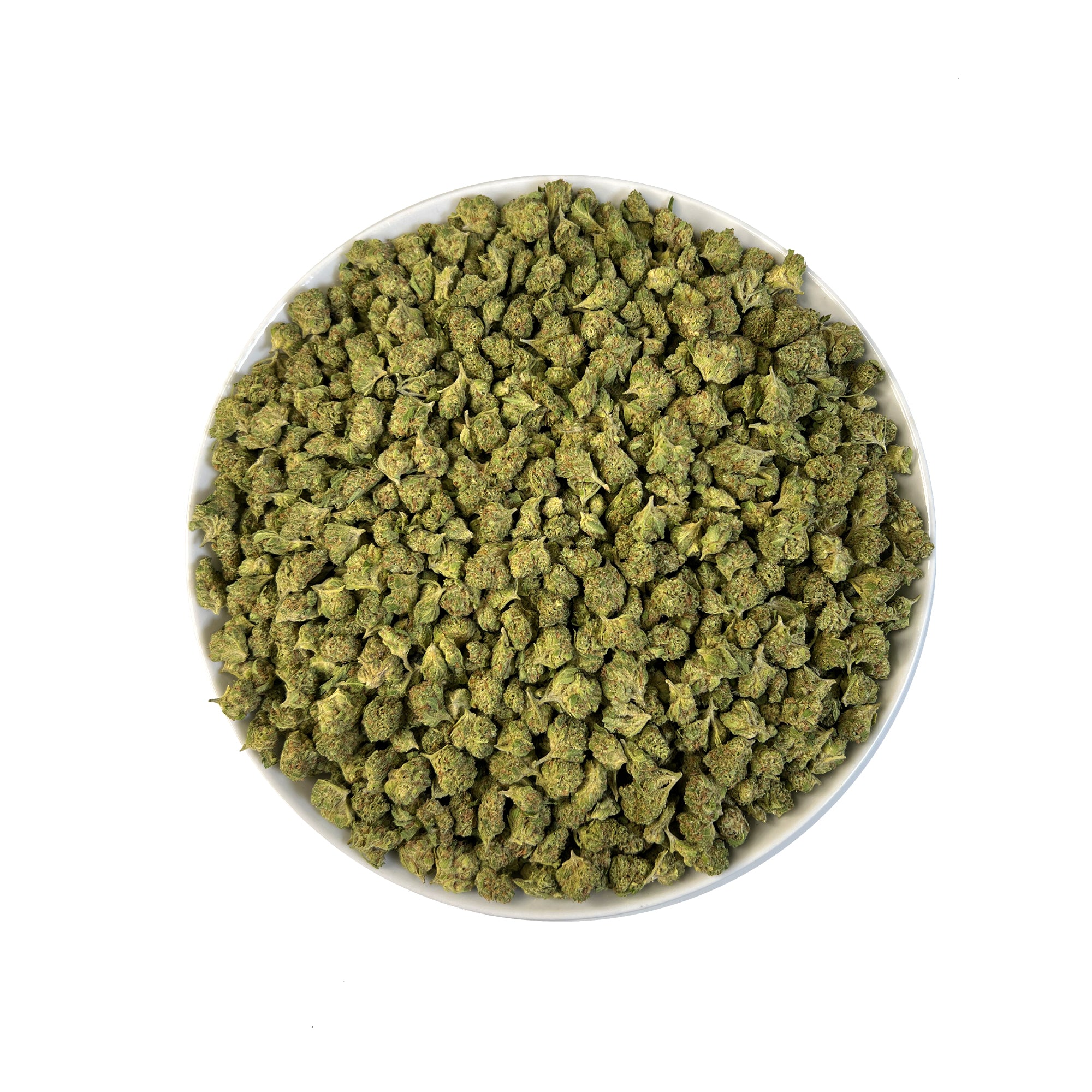 PUFFY Pablo’s Revenge (smalls) is a balanced hybrid THCa strain, crafted from a potent genetic cross between Animal Mints and Sherb Cake. Aroma is a rich blend of sweet and gassy notes, layered with bright lemon zest and a burst of ripe, fruity undertones. Visually striking, with dense, frosty buds showcasing a vivid tapestry of deep purples, lush greens, and fiery orange hairs, all glistening under a heavy coat of resin-rich trichomes. Consumers often report a layered experience, beginning with a euphoric 