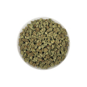 PUFFY Papaya Punch is an indica-dominant hybrid THCa strain crafted from the flavorful union of Papaya and Purple Punch. The aroma is a vibrant blend of tropical sweetness, bursting with ripe papaya and luscious fruity notes that instantly awaken the senses. Visually, the buds are dense and heart-shaped, showcasing a vibrant forest green color accented by fiery orange hairs and a thick, frosty coating of milky amber trichomes. Consumers often report a smooth high, beginning with a gentle cerebral uplift tha