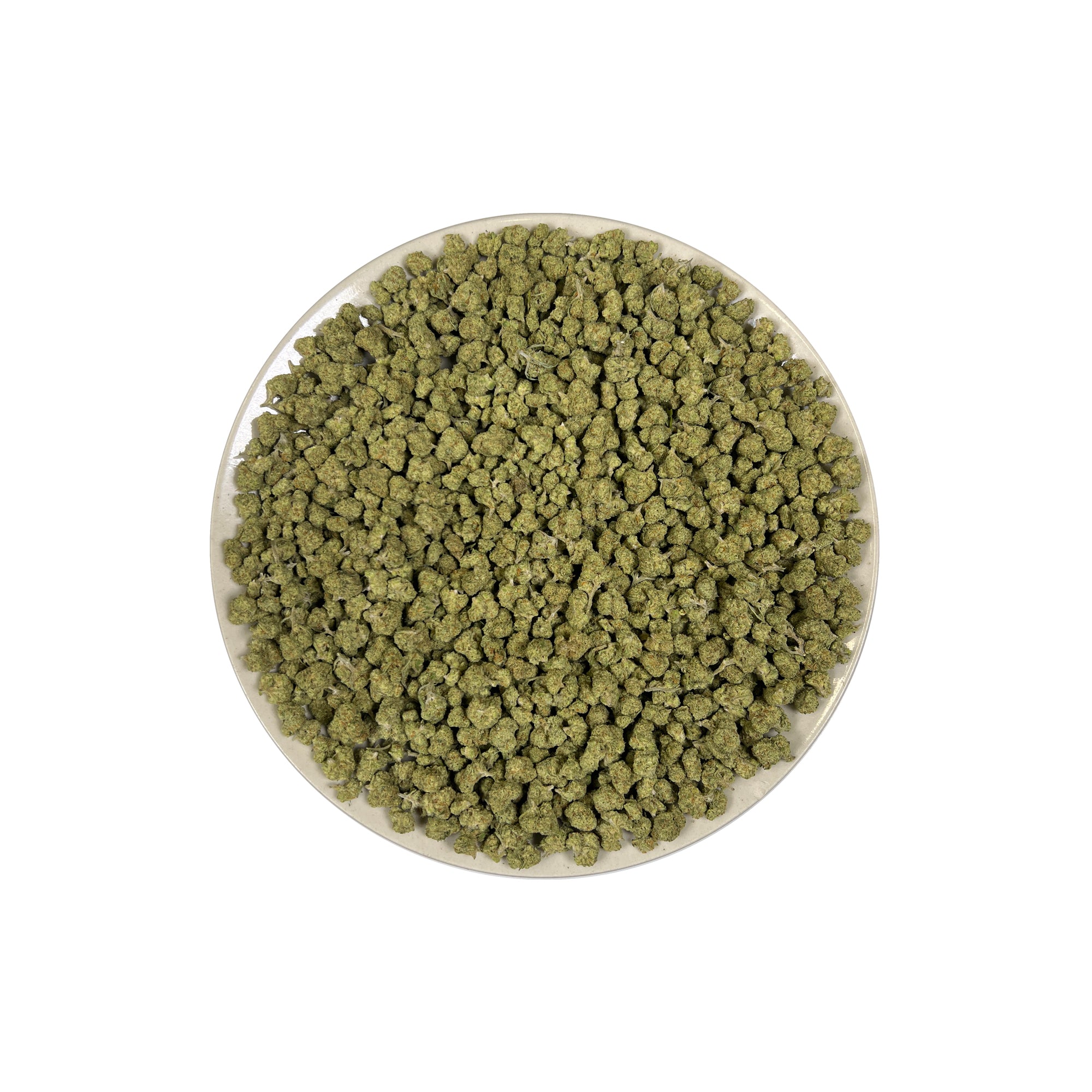 PUFFY Papaya (smalls) is a balanced hybrid THCa strain created from a cross between Citral #13 and Ice #2. Aroma is a vibrant blend of ripe melons, lush tropical fruit, and sweet candy notes. Visually, dense spring green buds with purple hues and fiery orange pistils are coated in sticky trichomes.  Consumers often describe the effects as euphoric and uplifting, delivering a gentle cerebral buzz that elevates mood before gradually settling into a soothing full-body calm ideal for relaxation and unwinding. 