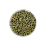 PUFFY Passion Fruit (smalls) is a sativa-dominant hybrid THCa strain, originating from the deliciously vibrant fusion of Sweet Pink Grapefruit and Orange Bud. The aroma opens with bright citrus notes, grounded by earthy undertones and finished with a sharp, pungent edge. Visually, the dense buds showcase rich green and purple hues, accented by vibrant orange pistils and a generous coating of sparkling trichomes. Consumers often experience a lively, invigorating effect that sparks imagination, heightens focu