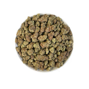 PUFFY Peanut Butter Dream is a balanced hybrid THCa strain, a vibrant cross between Do-Si-Dos and Mendo Breath F2. Aroma is a harmonious blend of sweet and nutty notes, layered with subtle herbal undertones and a deep, earthy foundation. Visually, the buds are deep forest green, dusted with frosty trichomes, with fiery pistils and hints of purple. Consumers often describe a soothing wave of relaxation, gentle euphoria, a pleasant body buzz, and a heightened appetite.
