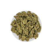 PUFFY Pineapple Express is a sativa-dominant hybrid THCa strain originating from the legendary lineage of Trainwreck and Hawaiian. Aroma is tropical and zesty, bursting with bright, refreshing notes of citrus. Visually, dense forest-green buds with purple hues and fiery orange pistils are coated in sticky trichomes. Consumers often report feeling euphoric, energized, creatively inspired, and mentally uplifted, often accompanied by a clear boost in mood and motivation. 