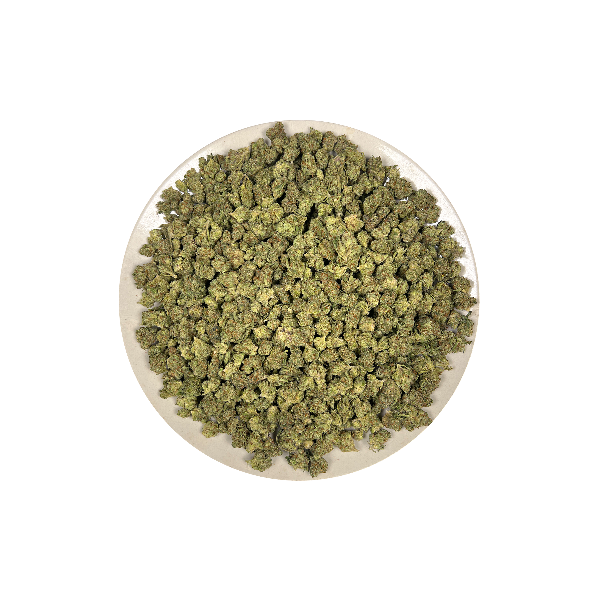 PUFFY Pineapple Gelato (smalls) is a balanced hybrid THCa strain defined by the masterful crossing of Sunset Sherbet and Thin Mint Girl Scout Cookies. The aroma is a creamy and fruity blend with a smooth herbal finish. Visually, dense forest green buds with purple hues and fiery orange pistils are coated in sticky trichomes. Consumers often report feeling euphoric, social, and energized, with a lively sense of positivity and an inspired, creative mindset. 