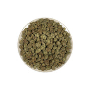PUFFY Pink Champagne is an indica-dominant hybrid THCa strain bred from the exceptional pairing of Granddaddy Purple and Cherry Pie. The aroma is a rich and inviting blend of ripe plum, delicate roses, and sweet, juicy berries, creating a fragrant profile that is both floral and fruity. Visually, dense forest green buds with purple hues and fiery orange pistils are coated in sticky trichomes. Consumers often report a euphoric, relaxed, and calm body high that may help ease stress and restlessness, promoting