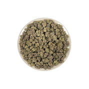 PUFFY Pink Picasso is a balanced hybrid THCa strain hailing from the renowned cross of Candyland and OZ Kush. The aroma is a bold and intriguing blend of gassy, sweet candy, and sharp chemical notes. Visually, dense lush green buds with purple hues and fiery orange pistils are coated in sticky trichomes. Consumers often report feeling euphoric, creatively inspired, motivated, joyful, and uplifted, experiencing a bright and energizing mental boost.