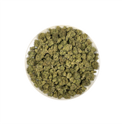 PUFFY Pow Wow is a sativa-dominant hybrid THCa strain, a balanced genetic program combining a Kush foundation with dessert-forward Gelato and Original Z influences. Aroma is a vibrant blend of ripe berries and juicy tropical fruit layered over a cool, refreshing mint finish. Visually, dense forest green buds with purple hues and fiery orange pistils are coated in sticky trichomes. Consumers often report a euphoric mood lift, an uplifting creative mental buzz that feels more socially open and mentally presen