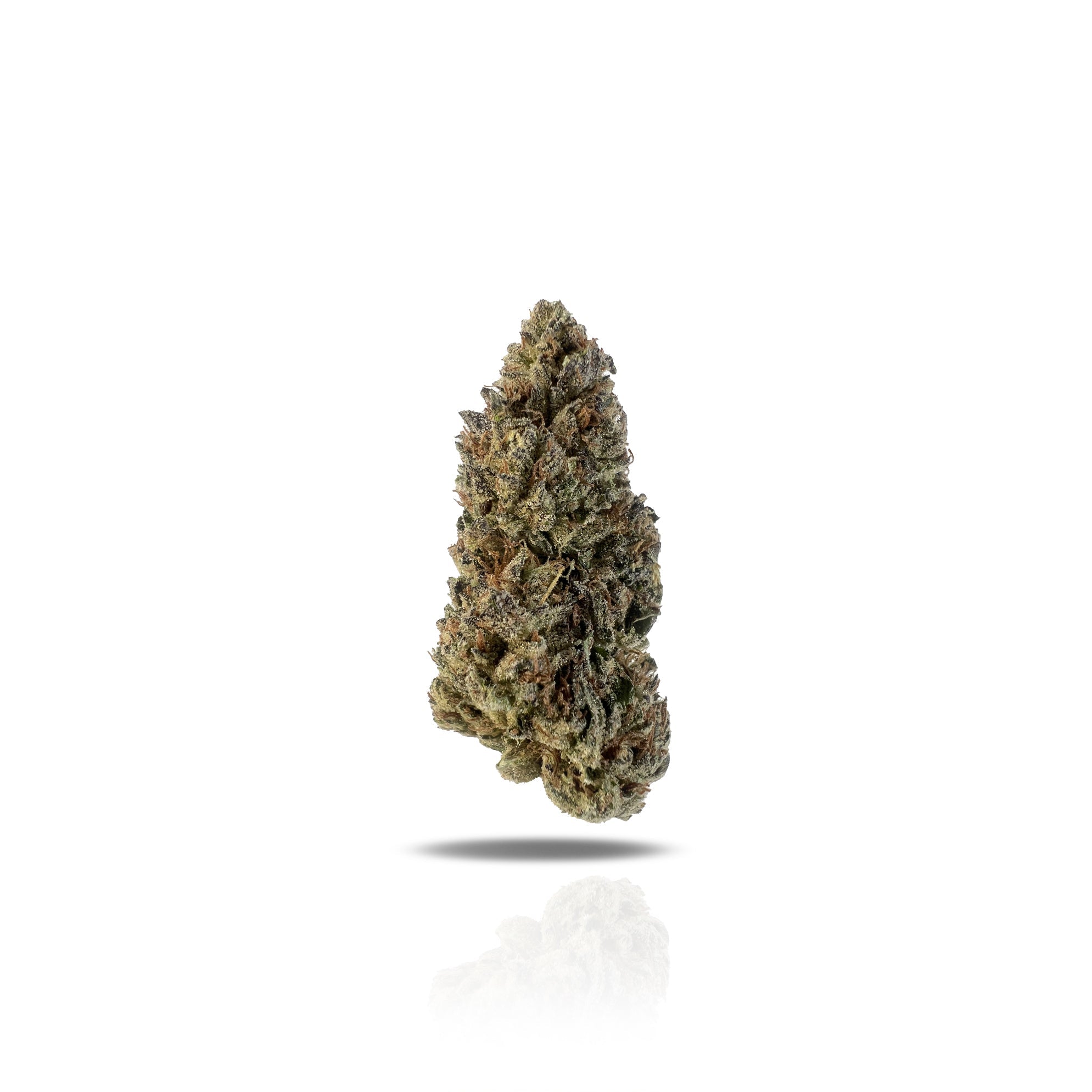 PUFFY Purple Gelato is a balanced hybrid THCa strain, born from the flavorful cross of Sunset Sherbet and Thin Mint Girl Scout Cookies. Its aroma offers a sweet and fruity bouquet with rich notes of grape, spicy cherry, and a subtle hint of peppery diesel. The flavor profile delights the senses with a blend of sugary berries, ripe cherries, and spicy grapes, delivering a smooth and indulgent experience. Visually, the buds are dense and grape-shaped, featuring vibrant emerald-green tones with deep purple und