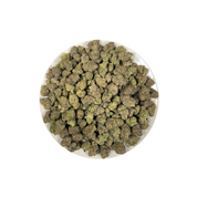 PUFFY Raspberry Donut is a balanced hybrid THCa strain whose genetic lineage remains unconfirmed, as its exact parentage has not been publicly revealed. The aroma opens with ripe berries and rich honey, creating a smooth, inviting fragrance that finishes with a pleasantly sweet note. Visually, dense forest green buds with purple hues and fiery orange pistils are coated in sticky trichomes. Consumers often report a euphoric onset that inspires creativity while gradually settling into a deeply relaxing and ca