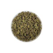 PUFFY Russian Assassin is an indica-dominant hybrid THCa strain, expertly crafted from the renowned genetics of Skywalker, Lemon OG Kush, and Headband. The aroma is a complex blend of herbal notes, pungent gassy undertones, and delicate floral hints, creating a distinctive and intriguing scent profile. Visually, dense green buds with purple hues and fiery orange pistils are coated in sticky trichomes. Consumers often report euphoric and happy feelings, cerebral stimulation that transitions into deep relaxat