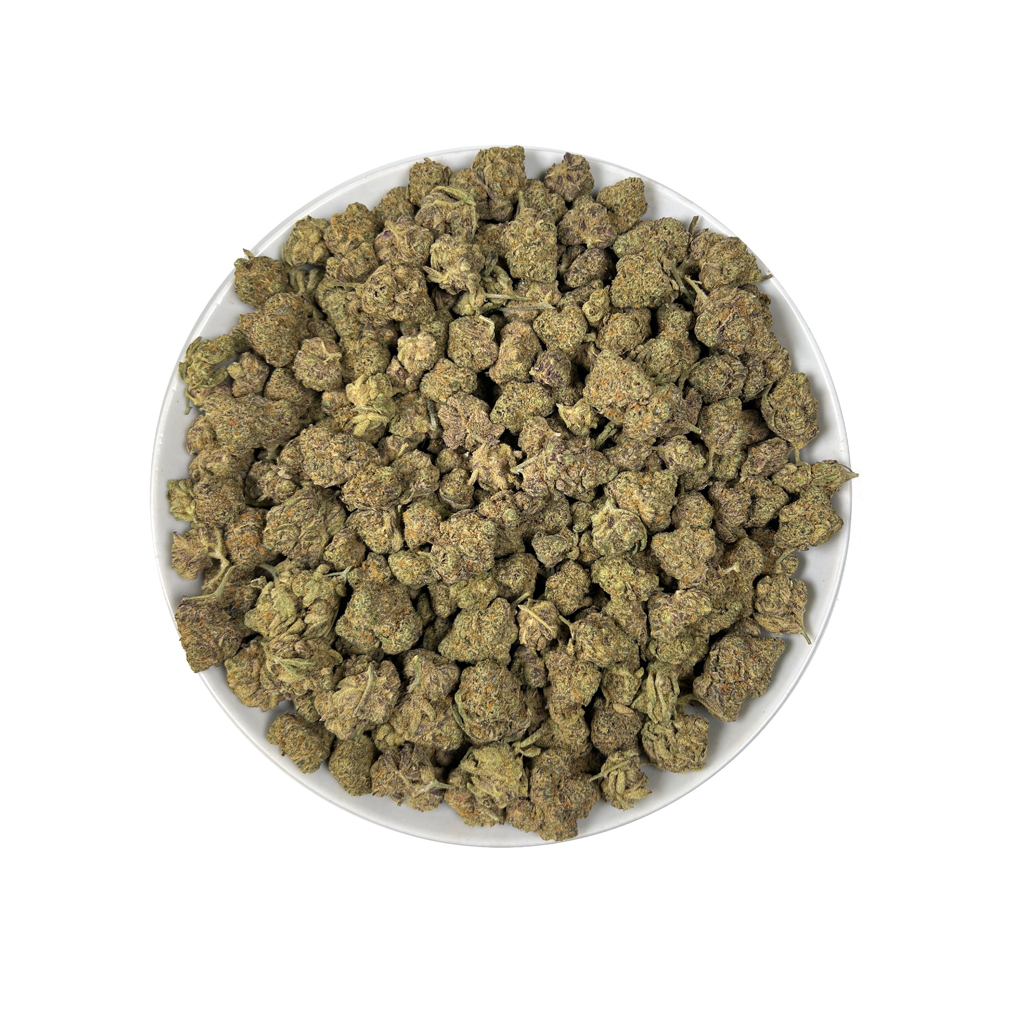 PUFFY Sherb Cream Pie is an indica-dominant hybrid THCa strain, born from the renowned cross of Ice Cream Cake and Sherb BX1. The aroma exudes a soothing blend of herbal notes intertwined with sweet vanilla and a creamy finish, creating a rich and comforting fragrance. Visually, the buds are light and airy with a slightly conical form, showcasing rich green and purple tones, all enveloped in a sparkling layer of frosty trichomes. Consumers often report a wave of euphoria and happiness paired with soothing r