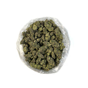 PUFFY Sour Patch Kids is a sativa-dominant hybrid THCa strain born from the flavorful fusion of Sour Diesel and Candyland. It boasts a complex aroma profile dominated by the sharp scent of diesel fuel, layered with sweet earthiness and vibrant tropical fruit notes like mango, apricot, and citrus. Visually, the buds are striking bright green with hints of purple, threaded with golden-orange pistils, and coated in a dense, frosty layer of trichomes. Consumers often describe the experience as happy and uplifti