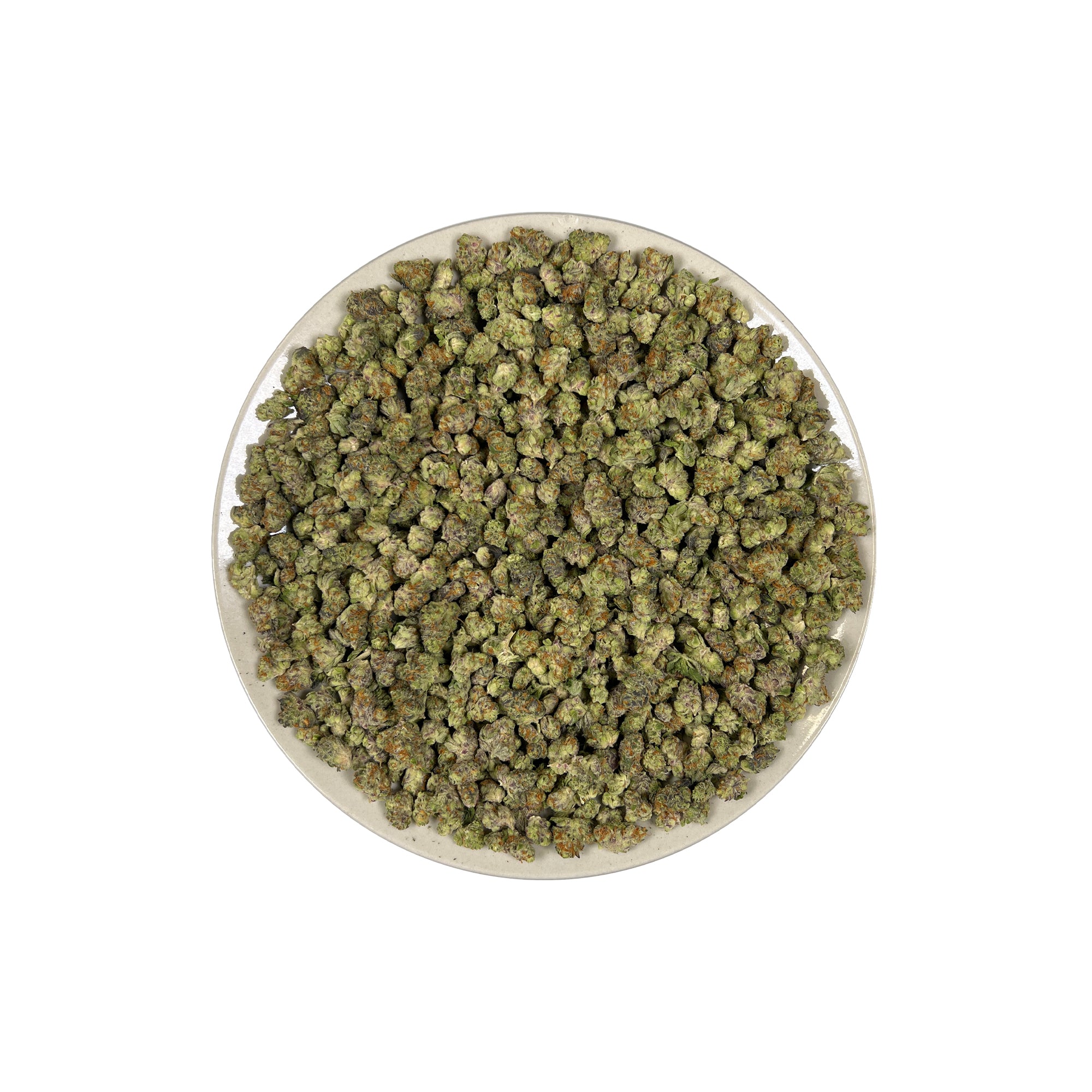 PUFFY Sunset Spice (smalls) is a balanced hybrid THCa strain believed to carry influence from Cookies, Sherbet, and Kush-style genetics without being tied to any single, defined lineage. The aroma is defined by rich herbal notes layered with warm spices and bright citrus undertones. Visually, dense forest green buds with purple hues and fiery orange pistils are coated in sticky trichomes. Consumers often report experiencing euphoria, enhanced focus, and an uplifting mental clarity, accompanied by a deeply s