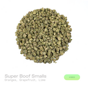 PUFFY Super Boof (smalls) is a balanced hybrid THCa strain created from the exotic blend of Black Cherry Punch and Tropicana Cookies. The aroma bursts with vibrant notes of grapefruit, lime, and oranges, offering a sharp and juicy citrus character. Visually, it showcases dense, chunky buds in vivid olive green, adorned with fiery orange hairs and cloaked in a sparkling frost of trichomes. Consumers often report effects that are uplifting, euphoric, and creatively stimulating, while also providing a sense of