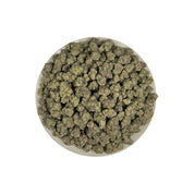 PUFFY Tiger's Blood is a lush, premium indica THCa strain known as a select phenotype carrying the iconic characteristics of OG Kush. The aroma is a luscious blend of ripe strawberry and juicy watermelon, layered with a subtle touch of warm spices. Visually, dense forest green buds with purple hues and fiery orange pistils are coated in sticky trichomes. Consumers often describe a sophisticated experience marked by uplifting euphoria, deep relaxation, and a brighter mood. 