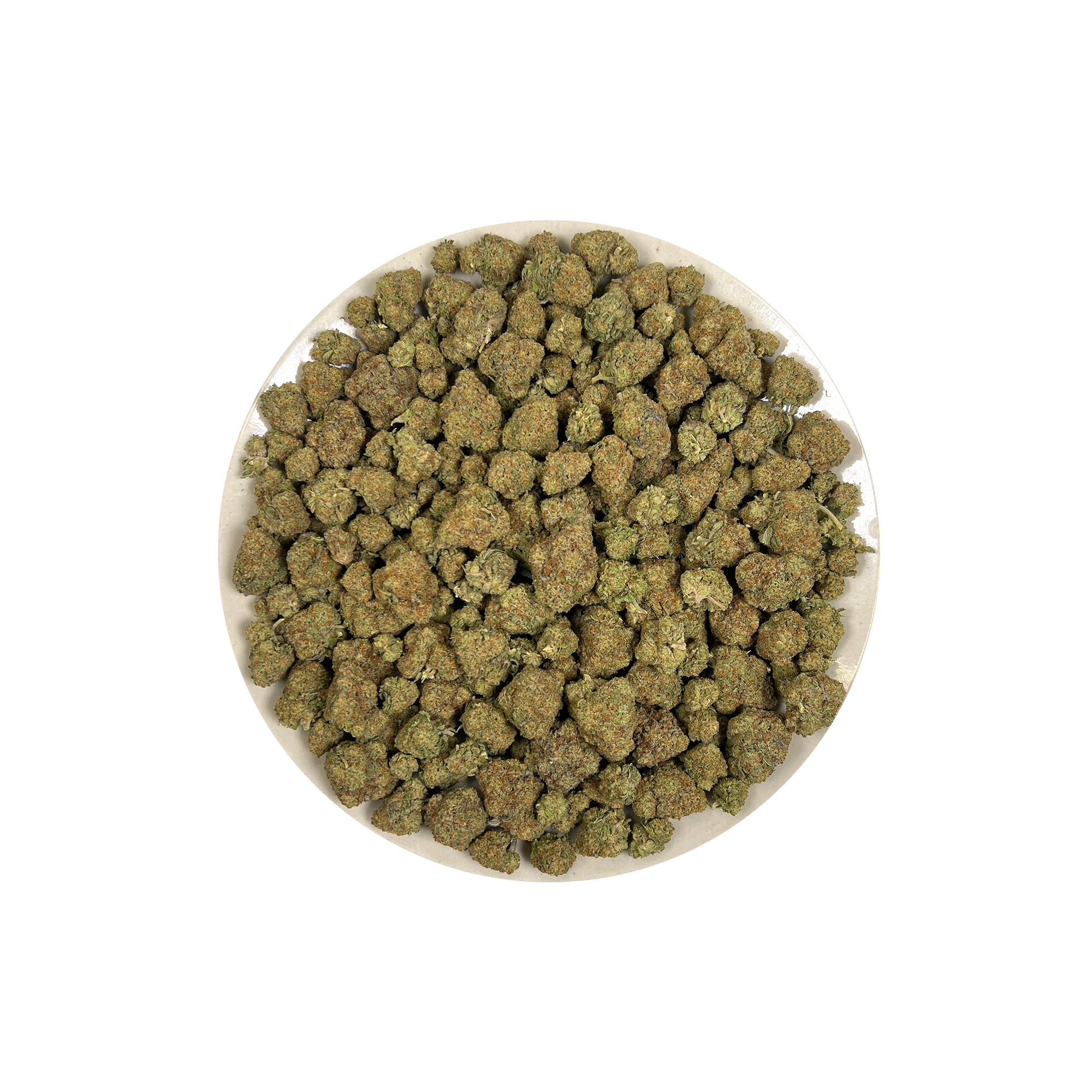 PUFFY Tiramisu is a sativa-dominant hybrid THCa strain, crafted from the decadent union of Wedding Cake and Gelato 45. The aroma is a rich blend of doughy, baked bread-like notes, soft sweetness, and smooth creamy undertones. Visually, dense forest green buds with purple hues and fiery orange pistils are coated in sticky trichomes. Consumers often report a euphoric, uplifted mood paired with bursts of energy, enhanced creativity, and focused mental clarity. 