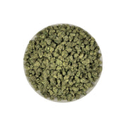 PUFFY Toad Venom (smalls) is a balanced hybrid THCa strain resulting from the strategic pairing of Animal Face and Sin Mintz. The aroma combines sharp chemical notes, pungent cheese, and a strong fuel-like scent. Visually, the buds are dense, with forest green and purple tones, bright orange pistils, and a frosty trichome coating. Consumers often report an initial euphoric uplift that enhances creativity, focus, and overall mood, followed by a smooth, soothing body relaxation that gently settles the experie