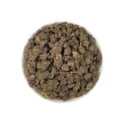 PUFFY Tropical Cherry is a sativa-dominant hybrid THCa strain, typically bred by crossing Tropicana Cookies with Cherry Cookies. The aroma bursts with sweet, fruity notes layered with juicy, tropical richness, creating an inviting and refreshing scent. Visually, the buds are dense and oversized, showcasing deep purple and green tones accented by bright orange pistils and a frosty trichome layer. Consumers often report a vibrant, uplifting high that boosts mood, sparks creativity, and enhances focus while of