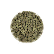 PUFFY Truffle Butter is an Indica-dominant hybrid THCa strain, born from the flavorful cross of Gelato and Chocolate Kush. The aroma is rich and creamy, blending buttery notes with smooth vanilla and sweet, freshly baked batter. Visually, the buds are dense and striking, showcasing a deep forest-green base with vibrant purple hues, bright orange pistils, and a sparkling coating of trichomes. Consumers often report an initial burst of euphoria and uplifted mood, gradually giving way to deep physical relaxati