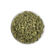 PUFFY Turbo Lemon Cake is a sativa-dominant hybrid THCa strain, carefully bred from crosses of Sour Kush, Turbo Diesel, Sour Diesel, and Harlequin. The aroma opens with bold notes of diesel, layered with earthy undertones and a bright hint of lemon, creating a truly captivating sensory experience. Visually, dense forest‑green buds with hints of purple and fiery orange pistils are generously coated in sticky, sparkling trichomes. Consumers often report an energetic, uplifting, and happy cerebral buzz that sp